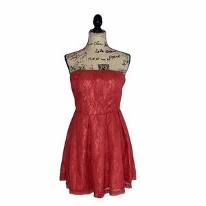 {POETRY} lace strapless dress
